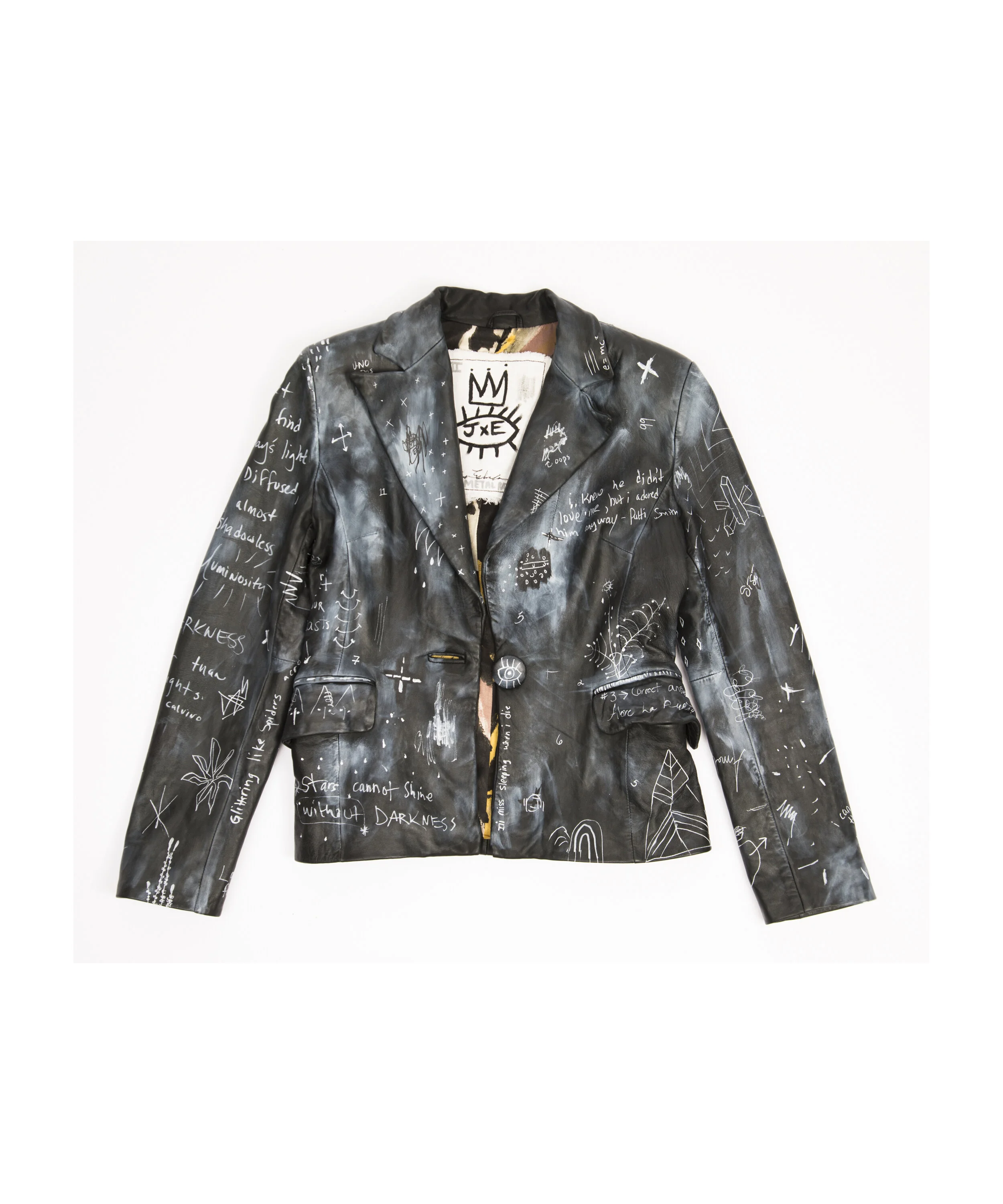 Javiera Estrada — Metal Rat III Leather Blazer
